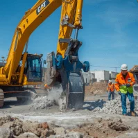 Excavator grapples Ontario