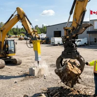 Hydraulic Hammer Rentals and Excavator Grapples Ontario: Expert Dealer Support from Pine Ridge Lisco Edwards